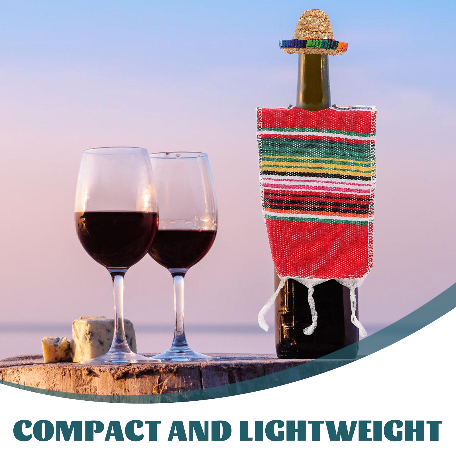 1Set Mexican Bottles Decoratio - Wine Beer Hat review and price